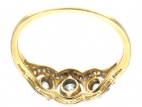 Edwardian Old Mine Cut & Rose Cut Diamond Ring