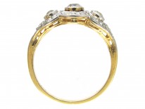 Edwardian Old Mine Cut & Rose Cut Diamond Ring