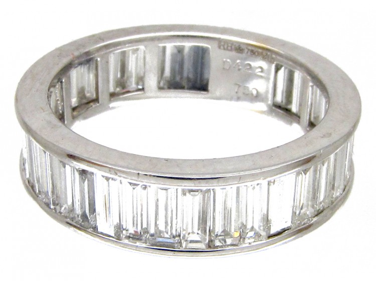 Eternity Ring set with Large Baguette Diamonds