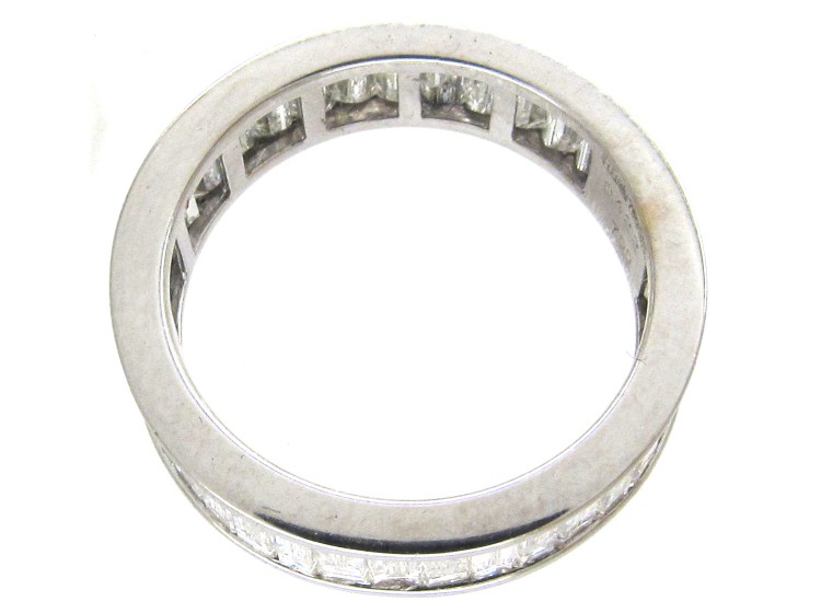 Eternity Ring set with Large Baguette Diamonds