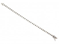 Diamond & Platinum Line Bracelet