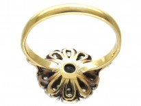 Edwardian Diamond Flower Cluster Ring