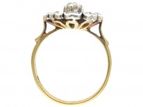 Edwardian Diamond Flower Cluster Ring