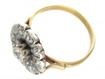 Edwardian Diamond Flower Cluster Ring