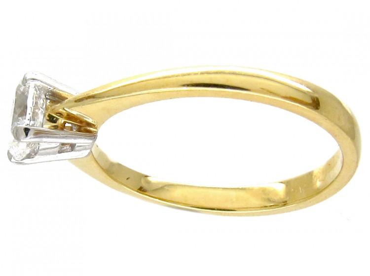 Oval Diamond Solitaire Ring