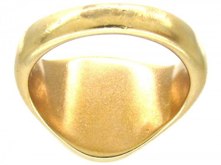 18ct Gold Signet Ring with Eagle Intaglio