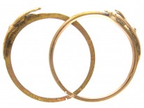 Gold Georgian Opening Hands Fede Gimmel Ring