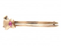Georgian 15ct Gold Opening Fede Ring
