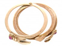 Georgian 15ct Gold Opening Fede Ring