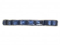 Art Deco Sapphire Eternity Ring