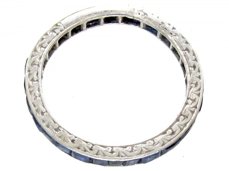 Art Deco Sapphire Eternity Ring