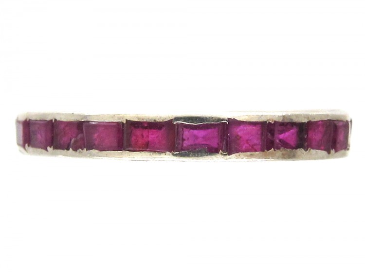 Art Deco Ruby Eternity Ring