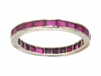 Art Deco Ruby Eternity Ring