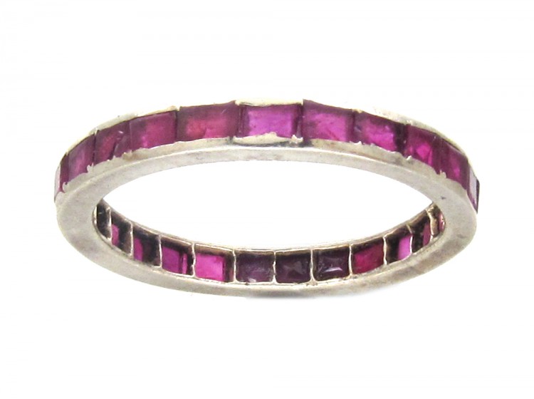 Art Deco Ruby Eternity Ring