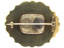 Swiss Enamel 15ct Gold & Enamel Cherub in the Night Sky Brooch