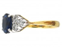 Oval Sapphire & Diamond Ring