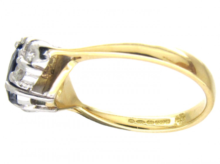Oval Sapphire & Diamond Ring
