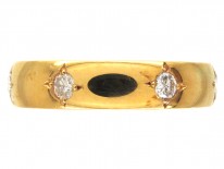 18ct Gold Diamond Set Band Ring