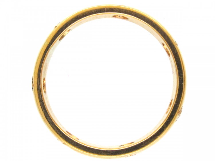 18ct Gold Diamond Set Band Ring