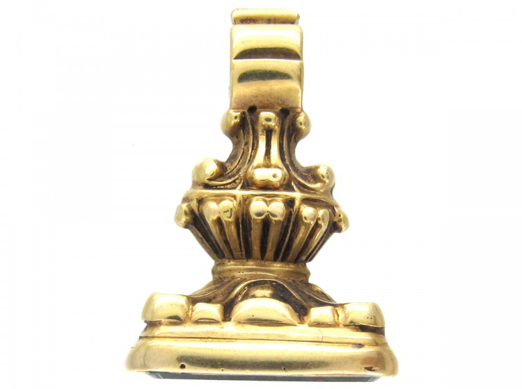 Georgian 18ct Gold Weeping Willow Tree & Urn Seal