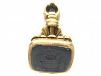 Georgian 18ct Gold Weeping Willow Tree & Urn Seal