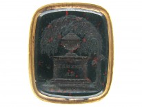 Georgian 18ct Gold Weeping Willow Tree & Urn Seal