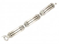 French Silver Articulated Bracelet