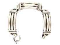 French Silver Articulated Bracelet