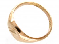 18ct Gold Signet Ring with Rearing Horse Intaglio