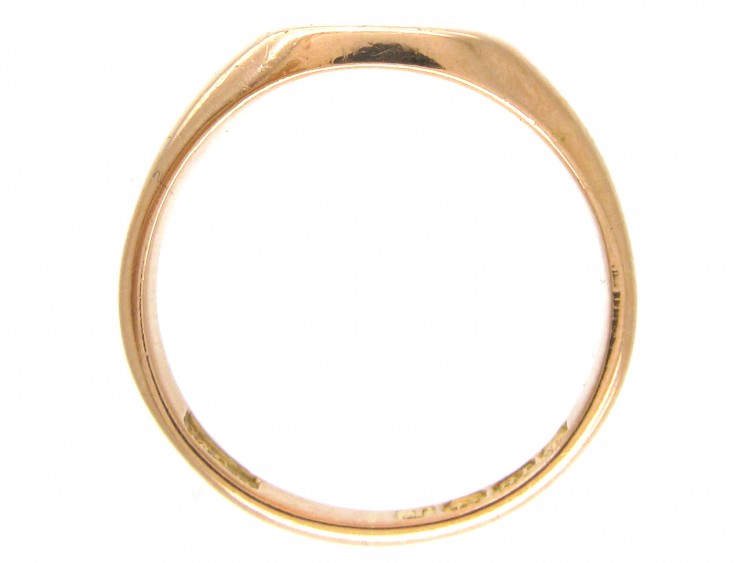 18ct Gold Signet Ring with Rearing Horse Intaglio