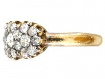 Edwardian Diamond Triple Cluster Ring