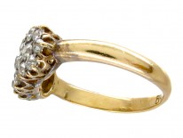 Edwardian Diamond Triple Cluster Ring