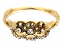 Edwardian Diamond Triple Cluster Ring