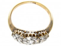 Edwardian Diamond Triple Cluster Ring