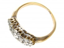 Edwardian Diamond Triple Cluster Ring