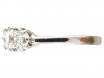 18ct White Gold Three Stone Diamond Ring
