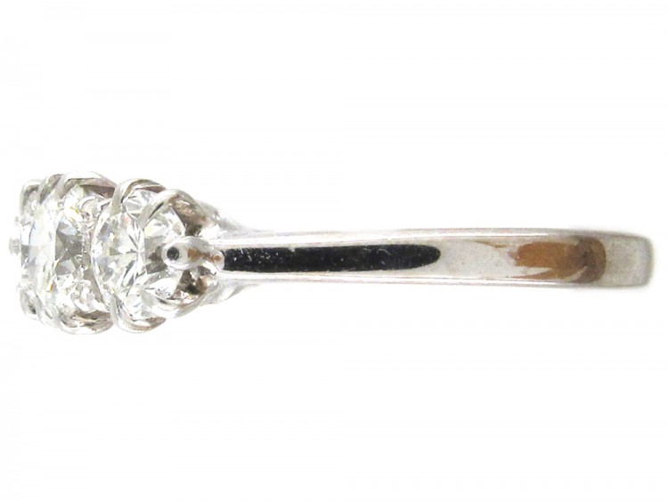 18ct White Gold Three Stone Diamond Ring