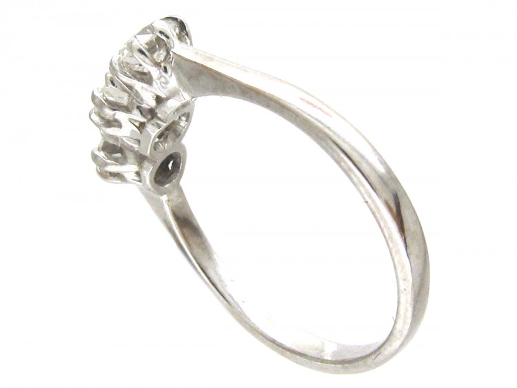 18ct White Gold Three Stone Diamond Ring