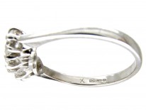 18ct White Gold Three Stone Diamond Ring