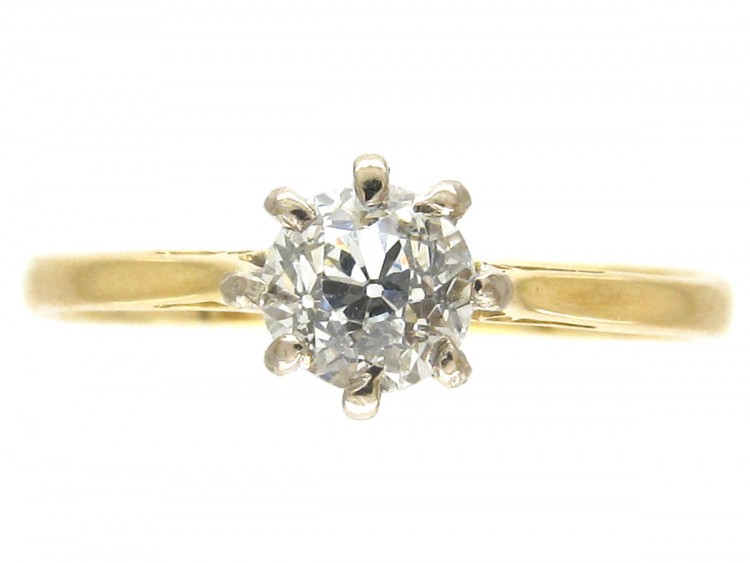 Art Deco Diamond Solitaire Ring