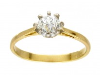 Art Deco Diamond Solitaire Ring