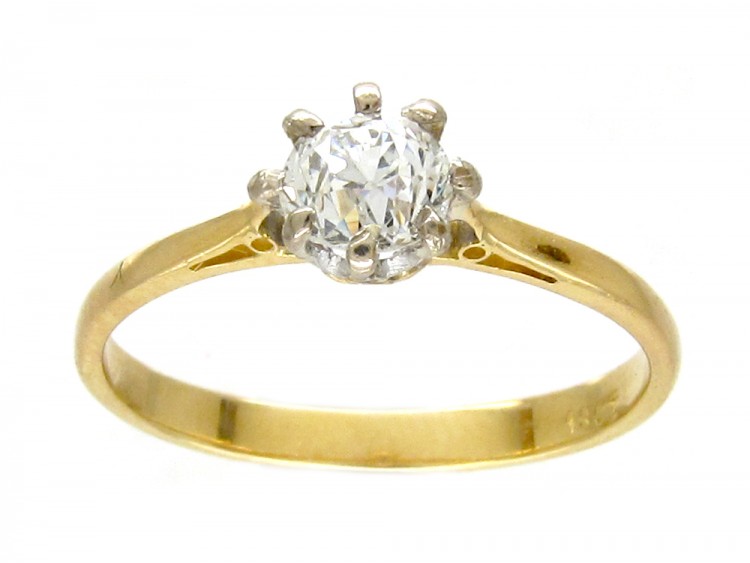 Art Deco Diamond Solitaire Ring