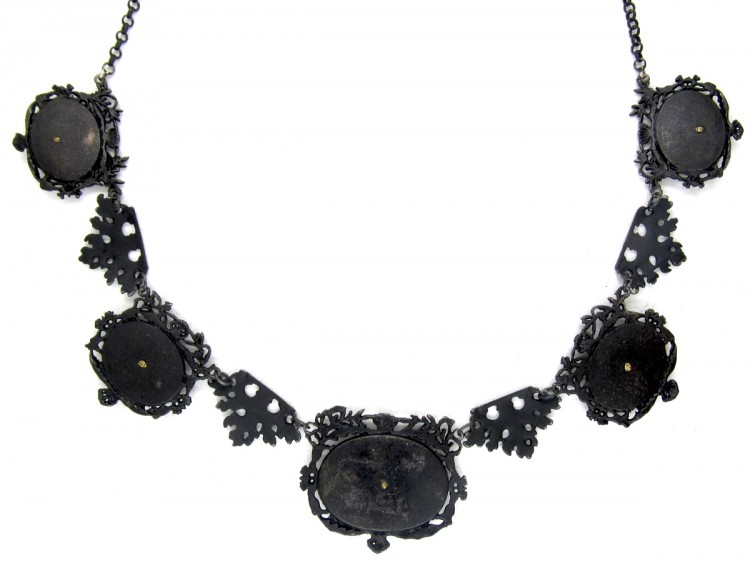 Berlin Iron Neo-Classical Necklace