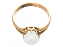 Edwardian Moonstone & 9ct Gold Ring