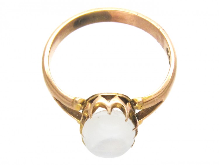 Edwardian Moonstone & 9ct Gold Ring
