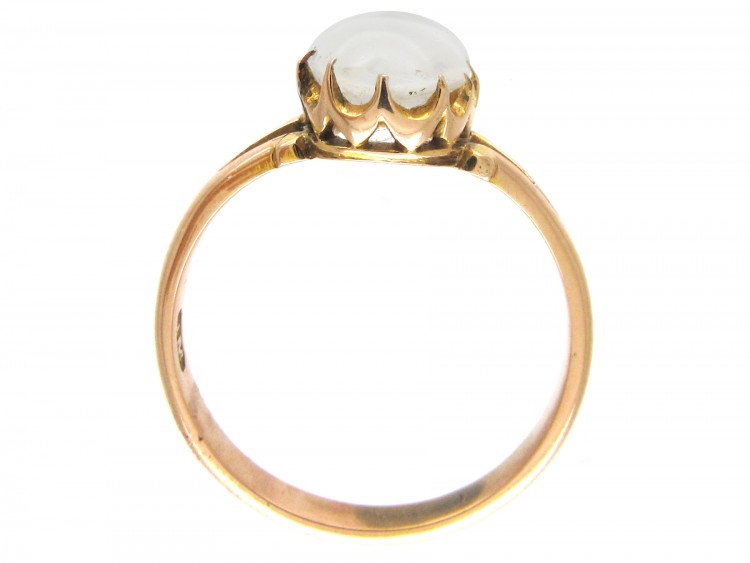 Edwardian Moonstone & 9ct Gold Ring