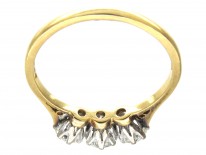 Art Deco Three Stone Diamond Ring