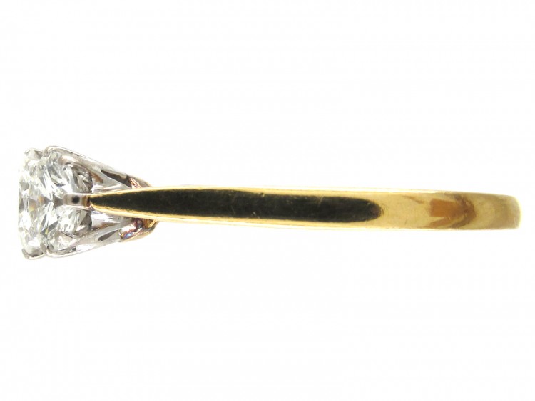Art Deco Three Stone Diamond Ring