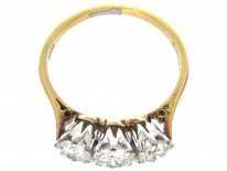 Art Deco Three Stone Diamond Ring