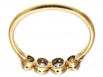 18ct & Platinum Art Deco Diamond Four Stone Ring